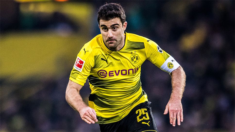 Đội hình Dortmund 2018 - Sokratis