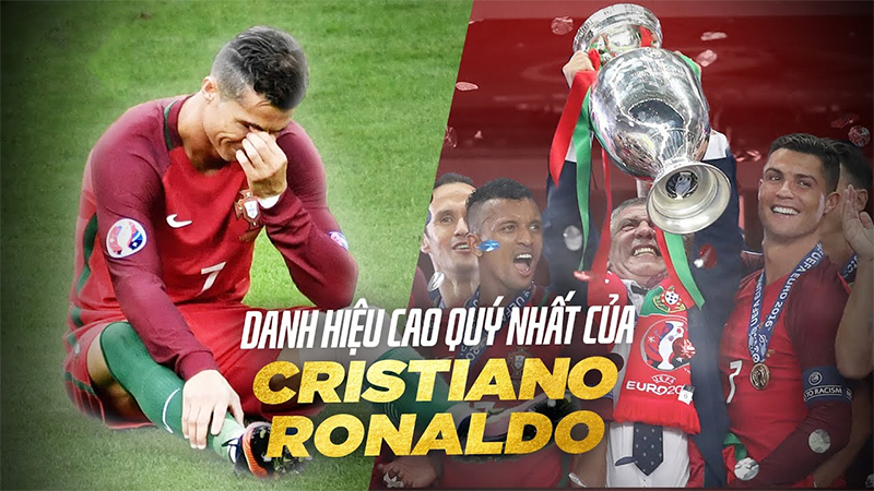 Euro 2016 – Giọt nước mắt hạnh phúc của Cristiano Ronaldo