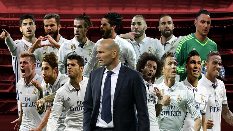 Đội hình Real Madrid 2016 gồm những cầu thủ nào?