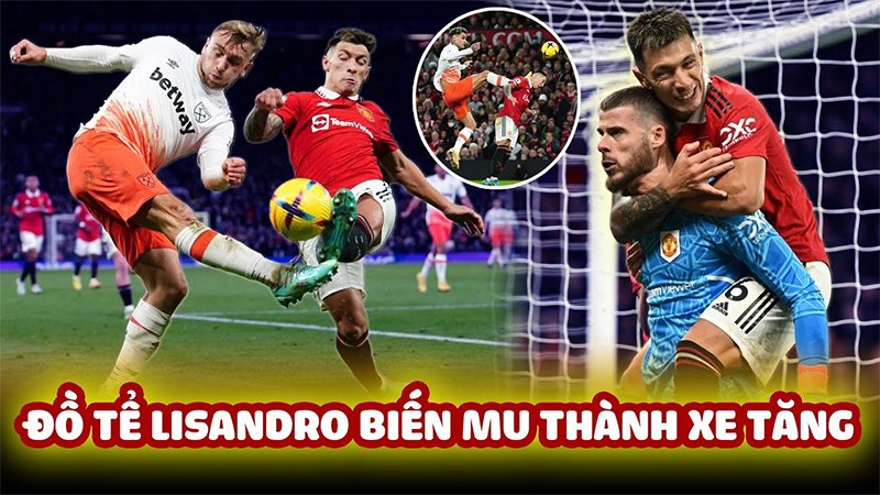 Vị trí thứ 10 trong danh sách trung vệ hay nhất thế giới thuộc về Lisandro Martinez (Manchester United)